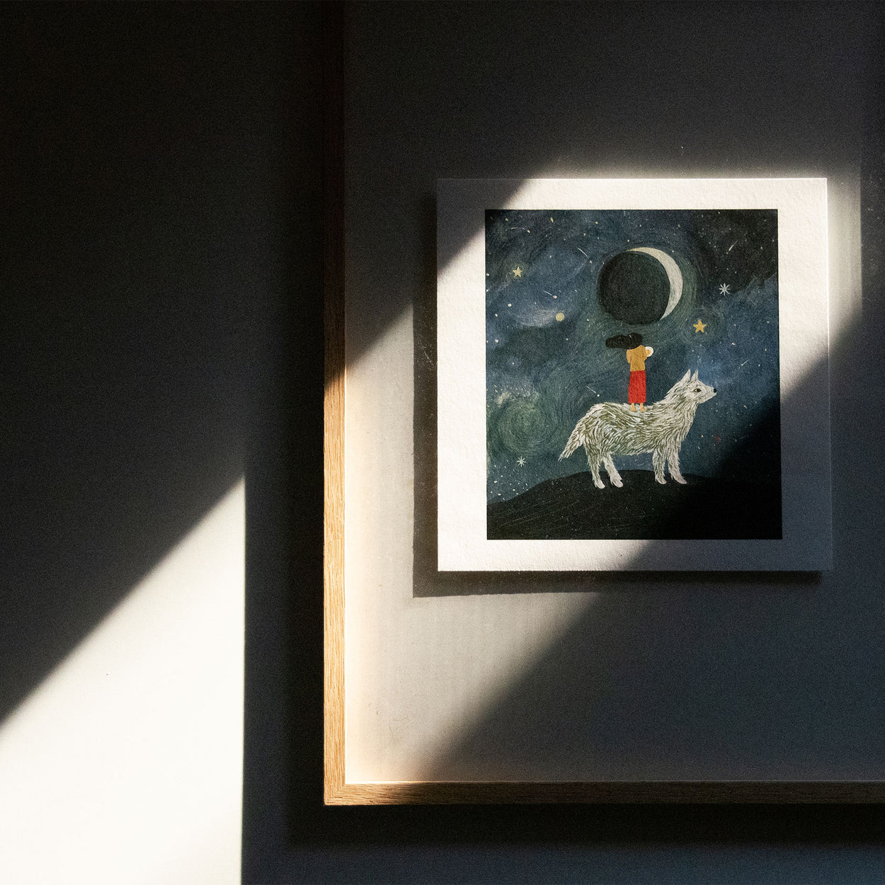 moonlight print by tijanadraws