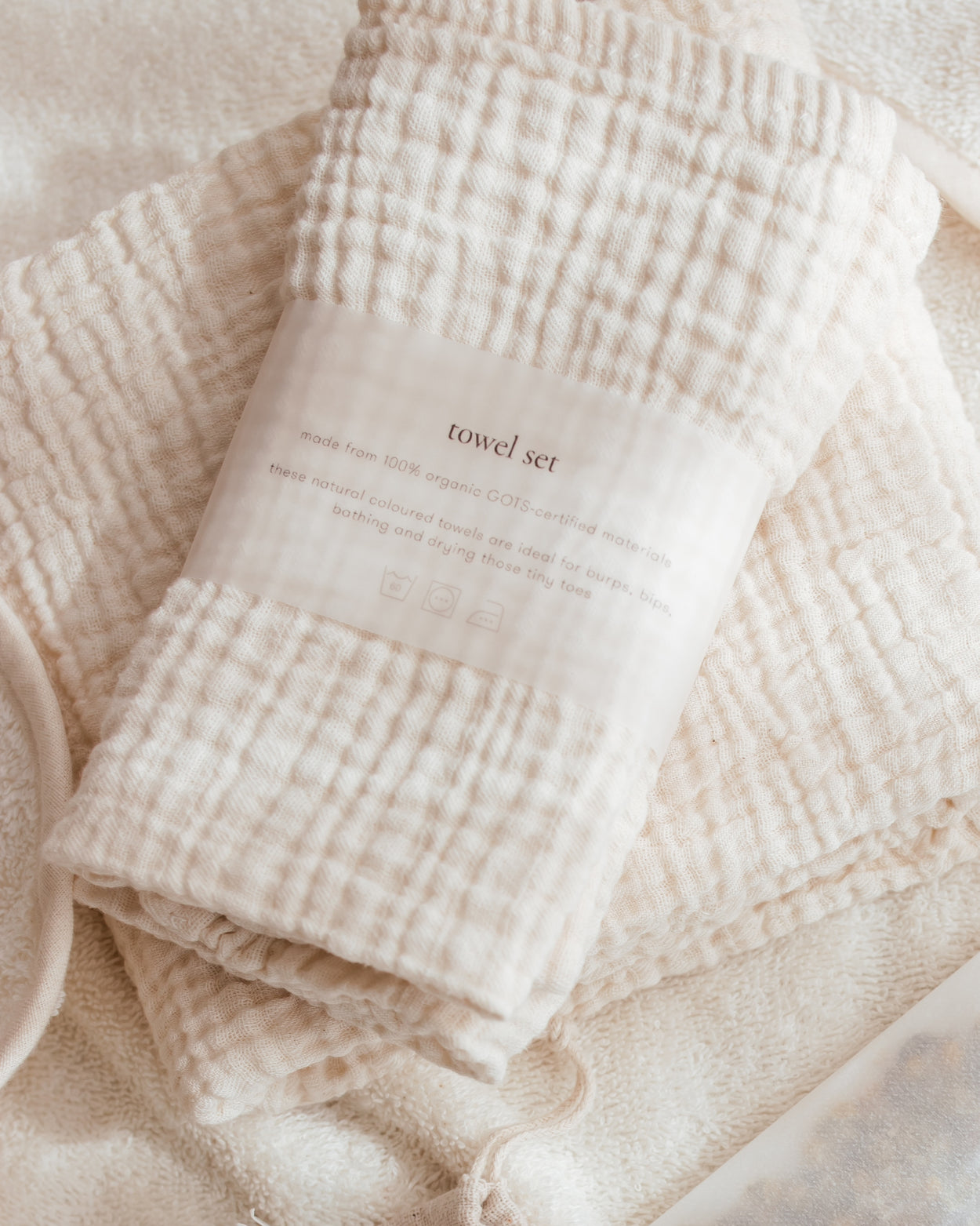 mini towels - set of two